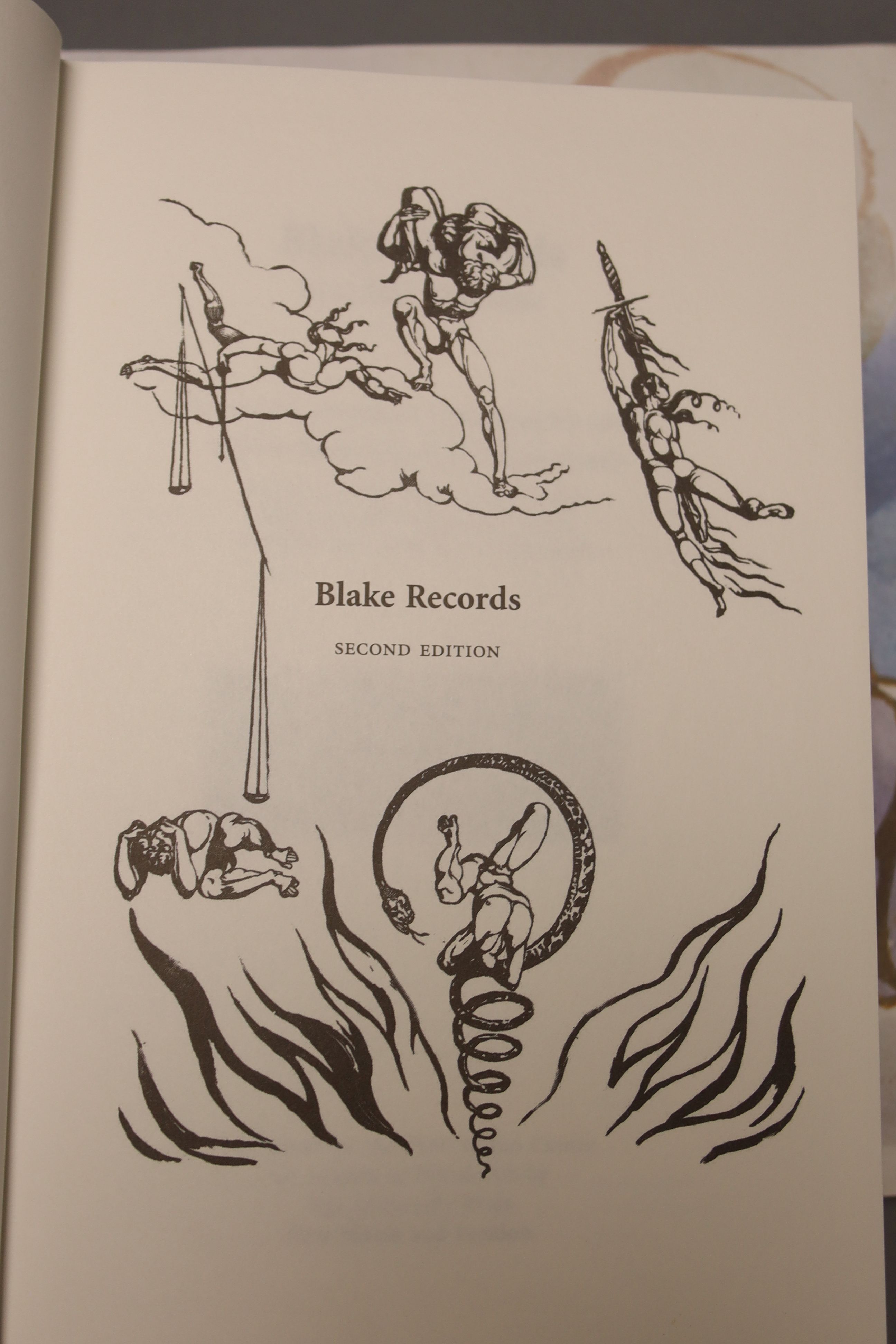 Bentley, G.E. – Blake Records, 2nd edition, plates, d/wrapper, thick 8vo. 2004; Essick, Robert N. – A Troubled Paradise: William Blake’s Virgil wood engravings …